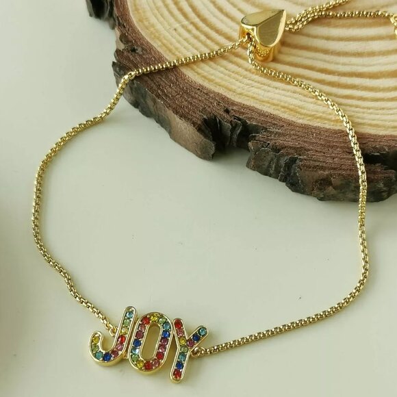 kate spade Joy Multicolor Crystal Adjustable Bracelet/NWT - Picture 1 of 10